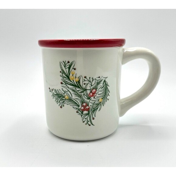 Destination Holiday Texas Holly Mug - Picture 1 of 3